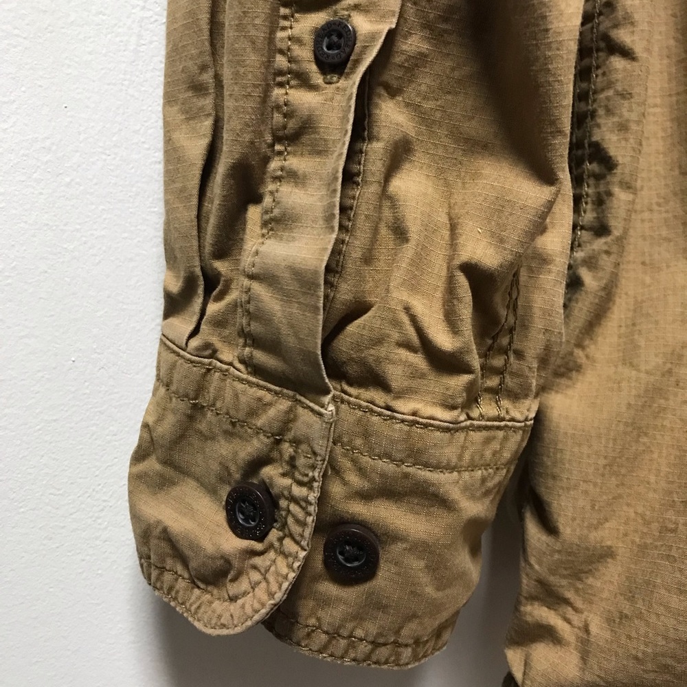 Nice Stylish Camel Button Down Shirt! - Picture 14 of 14